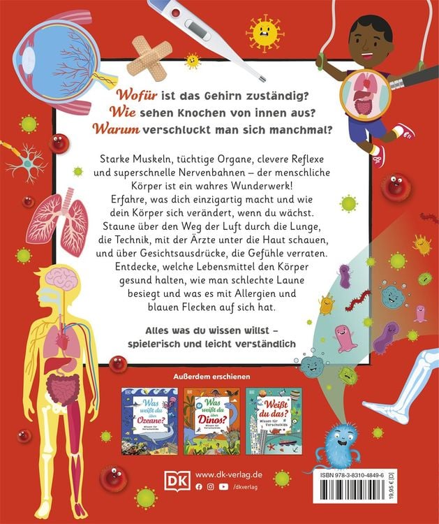 Wissen für Vorschulkids. Was weißt du über den Körper?