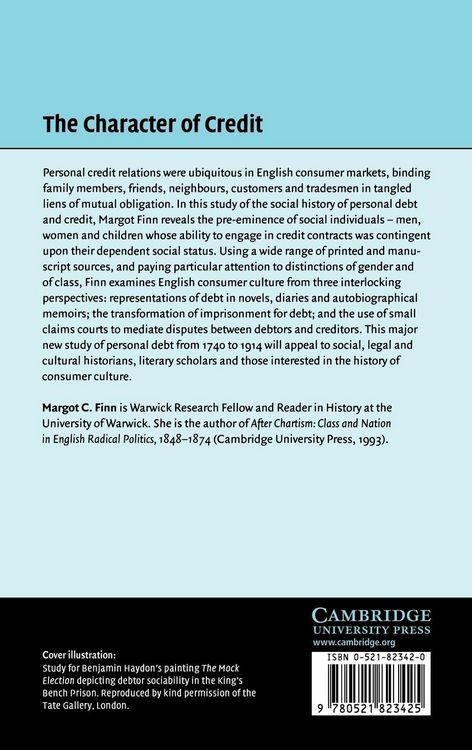 Produktbild: The Character of Credit