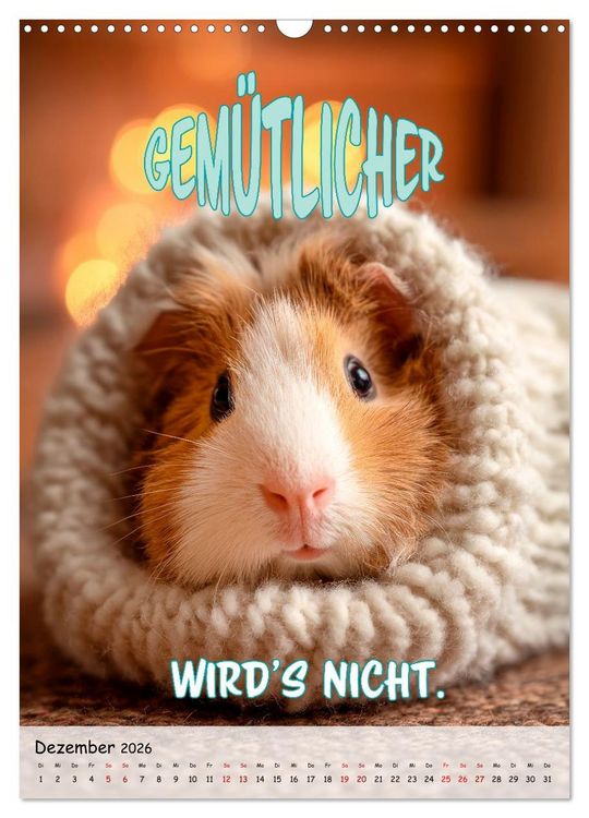 Produktbild: Tierisch erwischt (Wandkalender 2026 DIN A3 hoch), CALVENDO Monatskalender