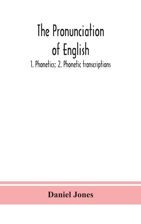 Produktbild: The Pronunciation Of English