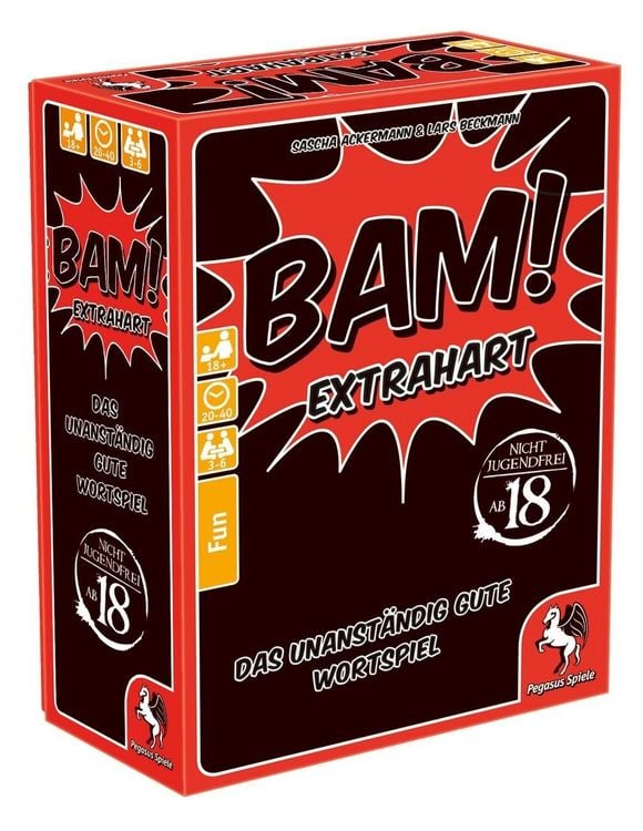 Produktbild: Pegasus - Bam! Extrahart, Kartenspiel