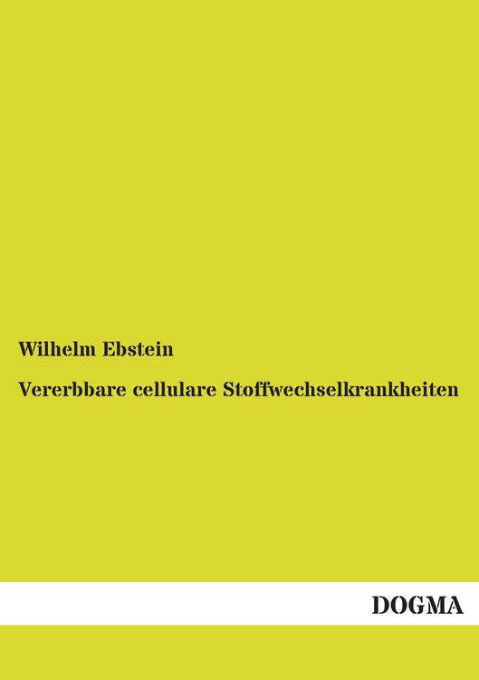 Produktbild: Vererbbare cellulare Stoffwechselkrankheiten