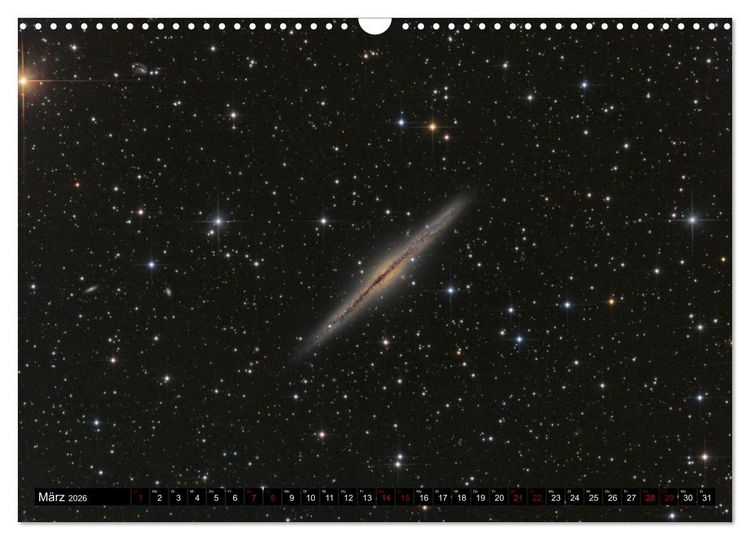 Produktbild: Galaxien im Universum (Wandkalender 2026 DIN A3 quer), CALVENDO Monatskalender
