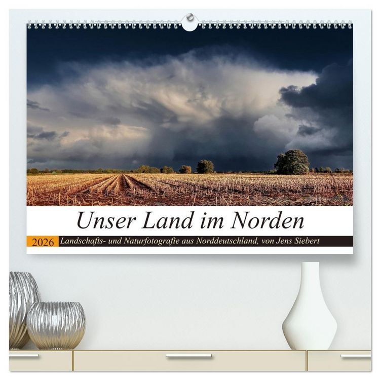 Produktbild: Unser Land im Norden (hochwertiger Premium Wandkalender 2026 DIN A2 quer), Kunstdruck in Hochglanz