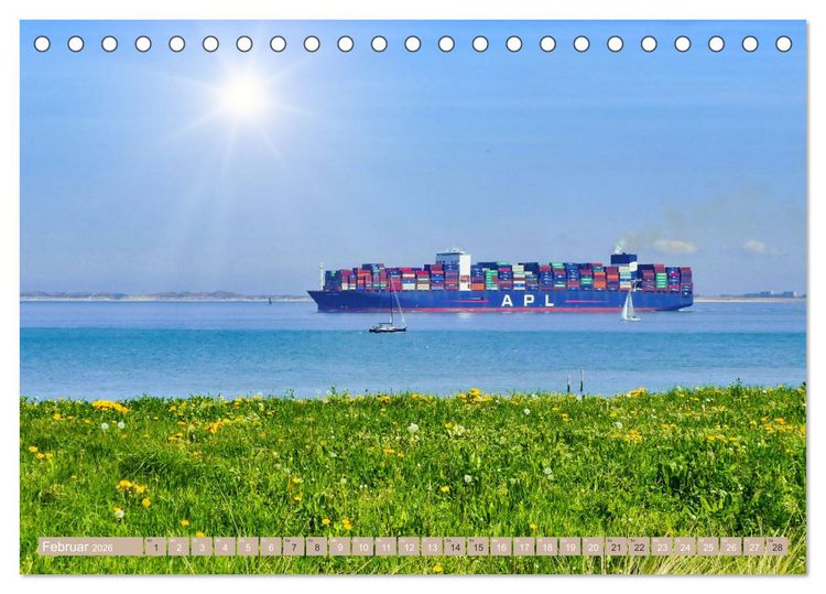 Produktbild: Zeeland - Wasser, Sand und Meer (Tischkalender 2026 DIN A5 quer), CALVENDO Monatskalender