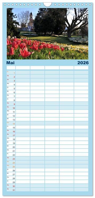 Produktbild: Familienplaner 2026 - Zauberhafter Westlicher Bodensee mit 5 Spalten (Wandkalender, 21 x 45 cm) CALVENDO