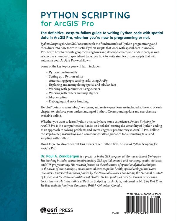 Produktbild: Python Scripting for ArcGIS Pro