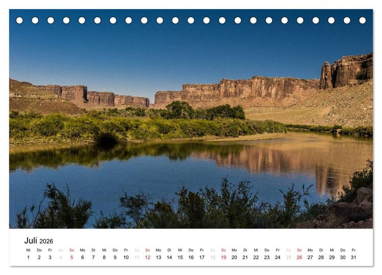 Produktbild: Nationalparks in Utah (Tischkalender 2026 DIN A5 quer), CALVENDO Monatskalender