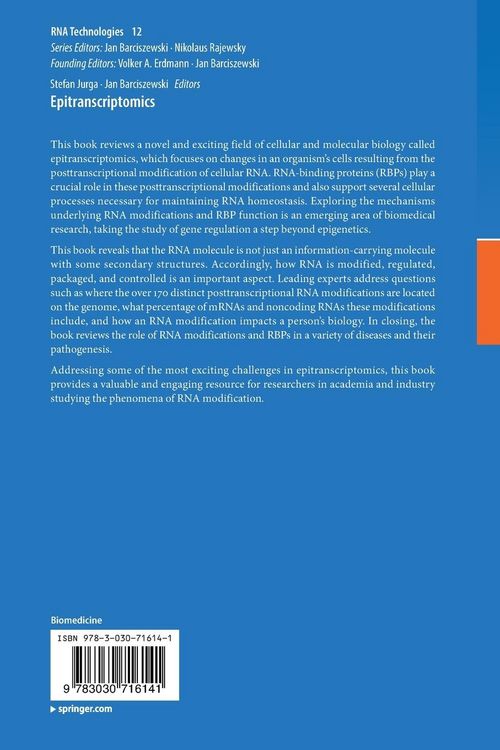 Produktbild: Epitranscriptomics