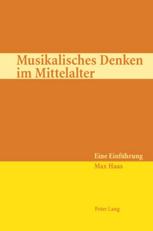 Produktbild: Musikalisches Denken im Mittelalter