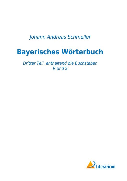Produktbild: Bayerisches W&ouml;rterbuch