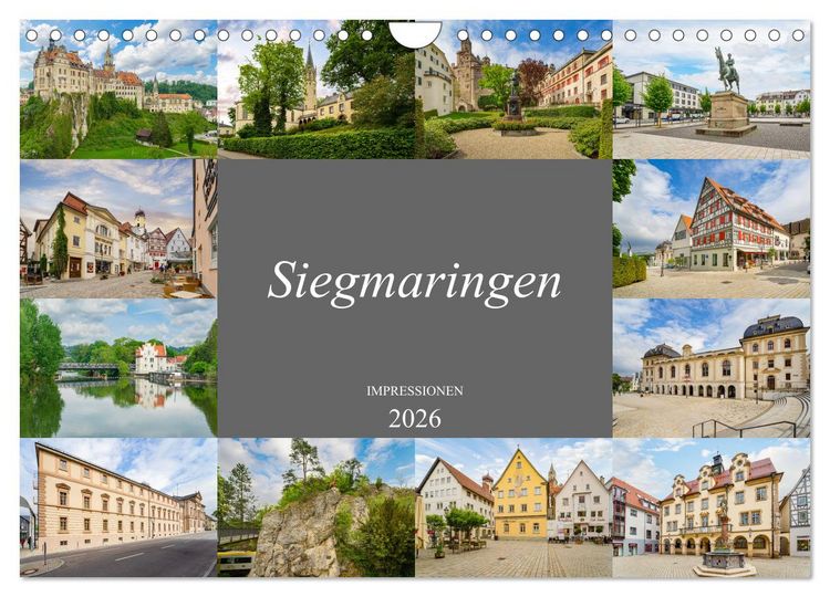 Produktbild: Sigmaringen Impressionen (Wandkalender 2026 DIN A4 quer), CALVENDO Monatskalender