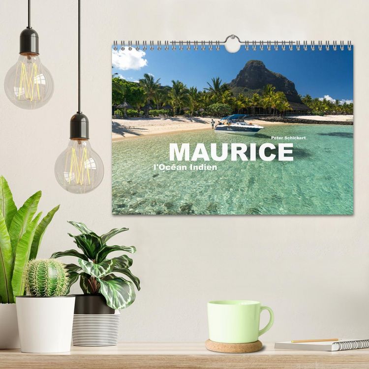 Produktbild: Maurice - l'Oc&eacute;an Indien (Calendrier mural 2026 DIN A4 vertical), CALVENDO calendrier mensuel