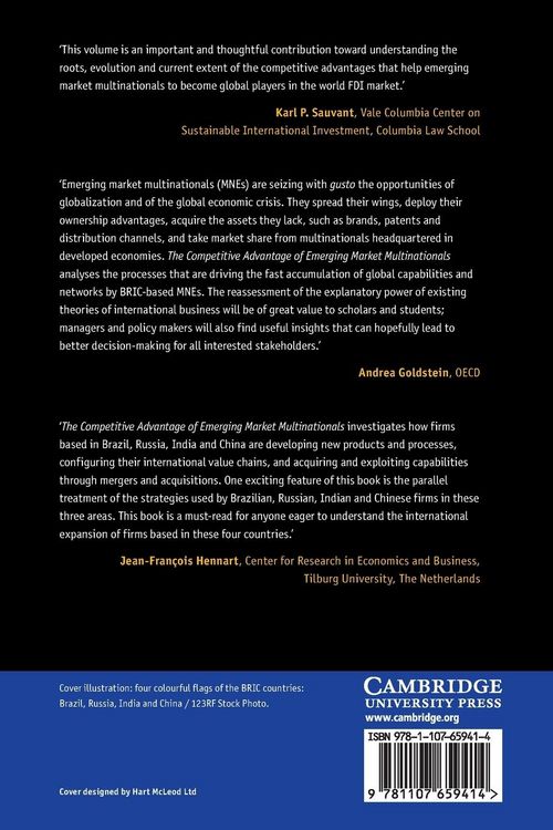 Produktbild: The Competitive Advantage of Emerging Market Multinationals