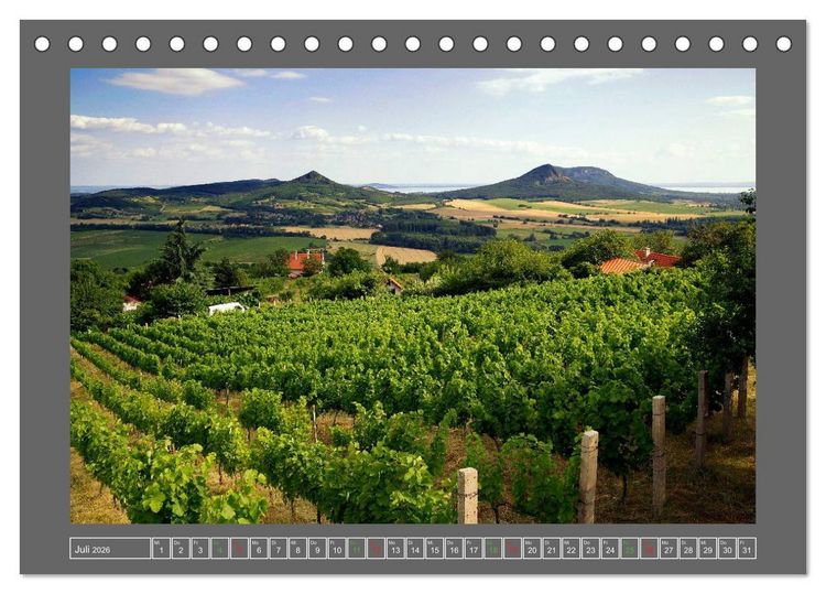 Produktbild: Ungarn - um den westlichen Balaton (Tischkalender 2026 DIN A5 quer), CALVENDO Monatskalender