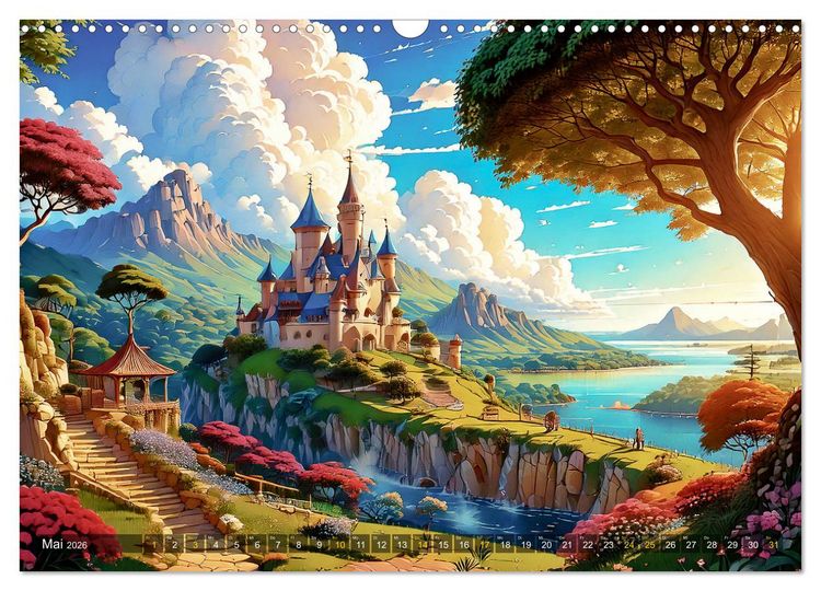 Produktbild: Reise in einer M&auml;rchenwelt (Wandkalender 2026 DIN A3 quer), CALVENDO Monatskalender