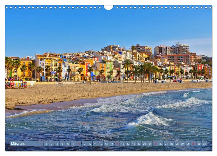 Produktbild: Costa Blanca - Die wei&szlig;e K&uuml;ste Spaniens (Wandkalender 2026 DIN A3 quer), CALVENDO Monatskalender