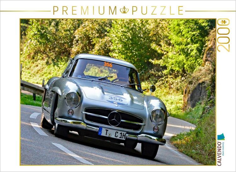 Produktbild: CALVENDO Puzzle Mercedes 300SL Fl&uuml;gelt&uuml;rer - 1954 | 2000 Teile Lege-Gr&ouml;&szlig;e 90x67cm Foto-Puzzle f&uuml;r gl&uuml;ckliche Stunden
