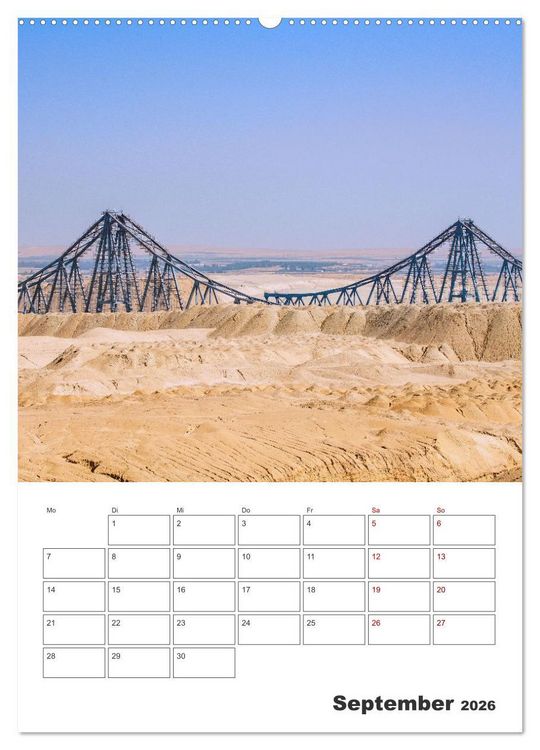 Produktbild: Suezkanal - Urlaubsplaner (Wandkalender 2026 DIN A2 hoch), CALVENDO Monatskalender