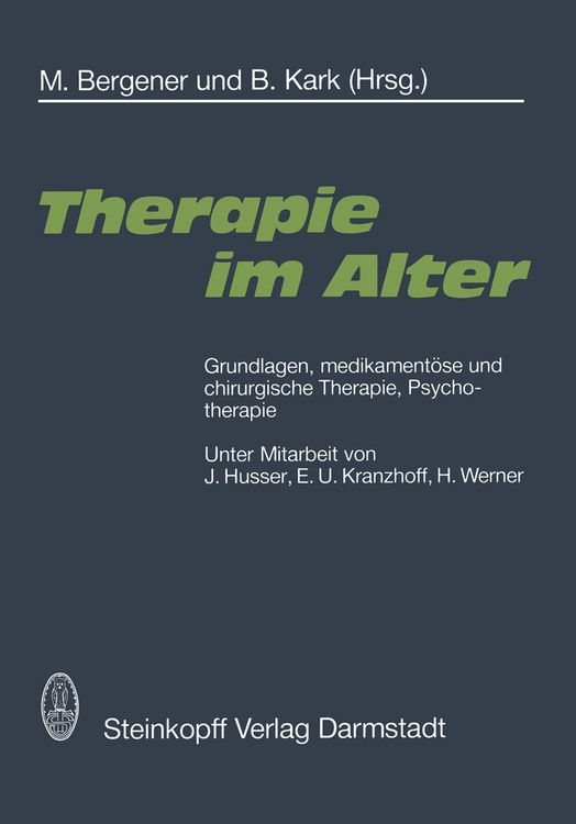 Produktbild: Therapie im Alter