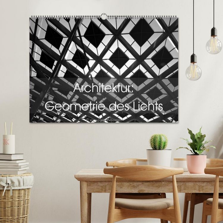 Produktbild: Architektur: Geometrie des Lichts (Wandkalender 2026 DIN A2 quer), CALVENDO Monatskalender