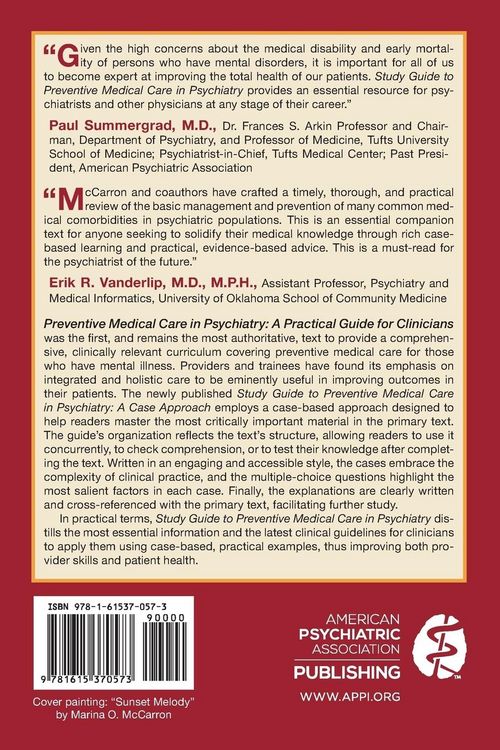 Produktbild: Study Guide to Preventive Medical Care in Psychiatry