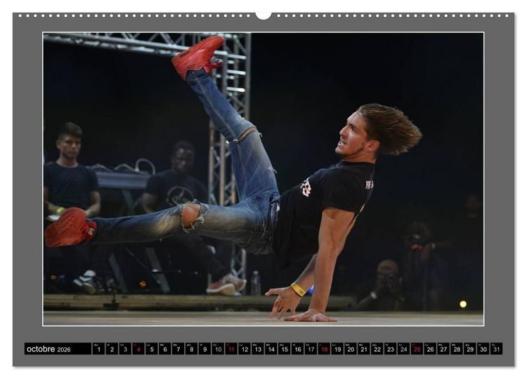 Produktbild: Break Dance et Hip-Hop (Calendrier mural 2026 DIN A2 vertical) calendrier de bureau