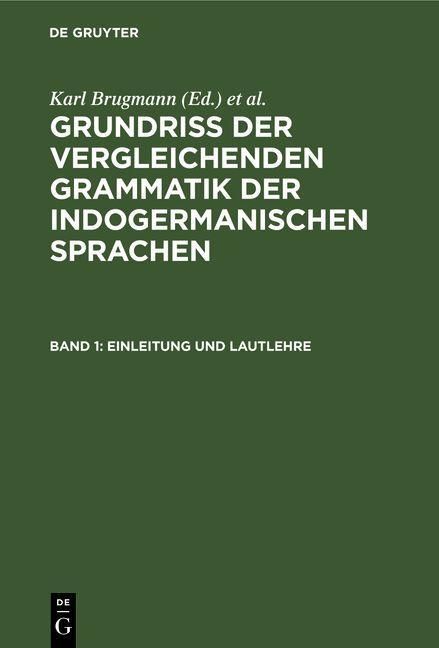 Produktbild: Einleitung und Lautlehre