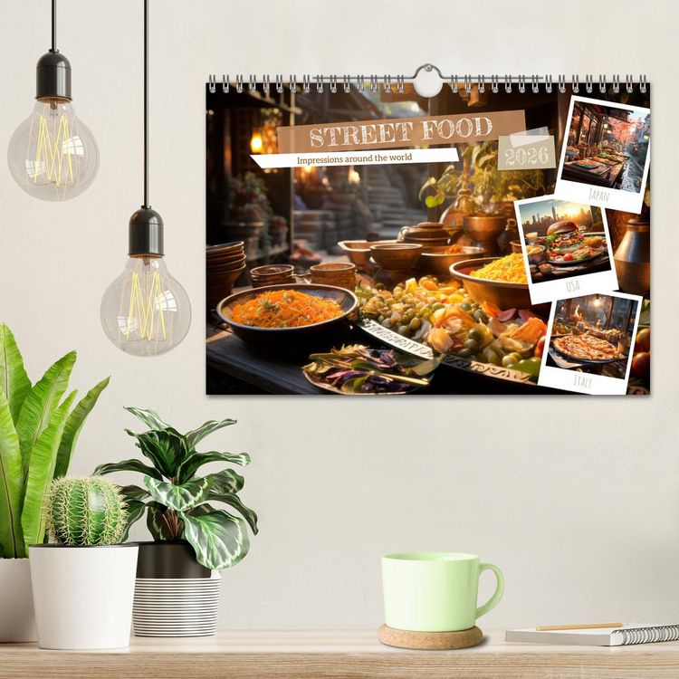 Produktbild: STREET FOOD Impressions around the world (Wall Calendar 2026 DIN A4 landscape), CALVENDO 12 Month Wall Calendar