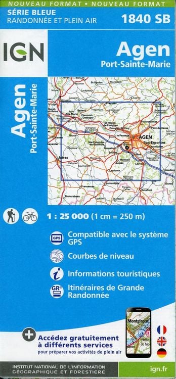 Produktbild: Agen.Port-Sainte-Marie 1:25 000