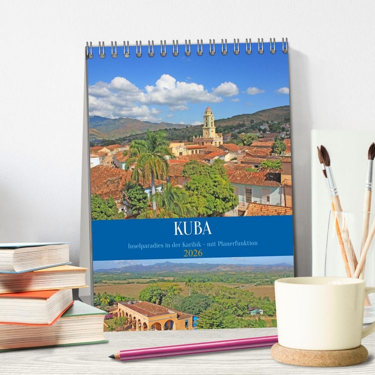 Produktbild: Kuba - Inselparadies in der Karibik (Tischkalender 2026 DIN A5 hoch), CALVENDO Monatskalender