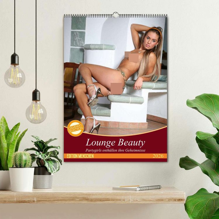 Produktbild: Lounge Beauty - Partygirls enth&uuml;llen ihre Geheimnisse (Wandkalender 2026 DIN A2 hoch), CALVENDO Monatskalender
