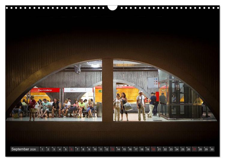 Produktbild: Barcelona Impressionen (Wandkalender 2026 DIN A3 quer), CALVENDO Monatskalender
