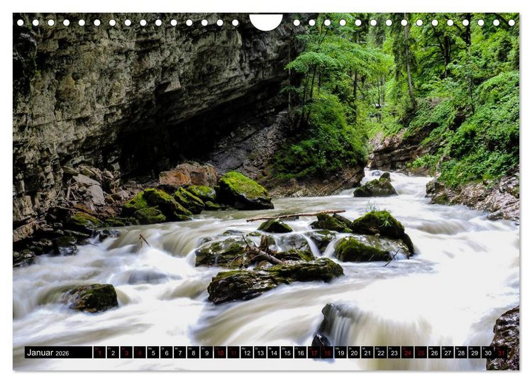 Produktbild: Ausflugsziele rund um Isny (Wandkalender 2026 DIN A4 quer), CALVENDO Monatskalender