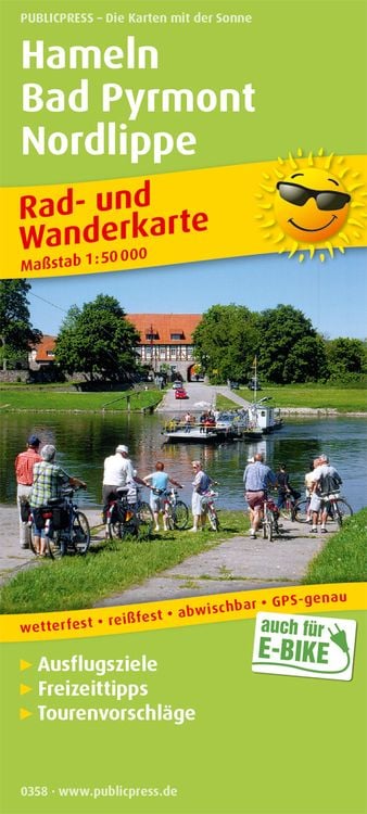 Produktbild: Hameln - Bad Pyrmont - Nordlippe 1:50 000