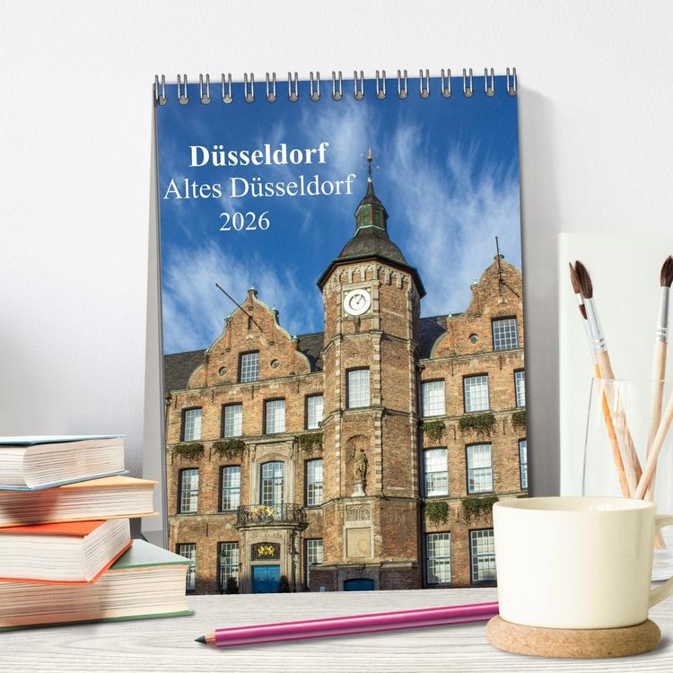 Produktbild: D&uuml;sseldorf - Altes D&uuml;sseldorf (Tischkalender 2026 DIN A5 hoch), CALVENDO Monatskalender