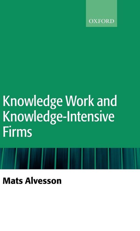 Produktbild: Knowledge Work and Knowledge-Intensive Firms