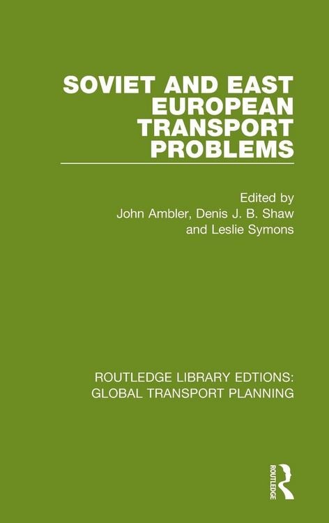 Produktbild: Soviet and East European Transport Problems