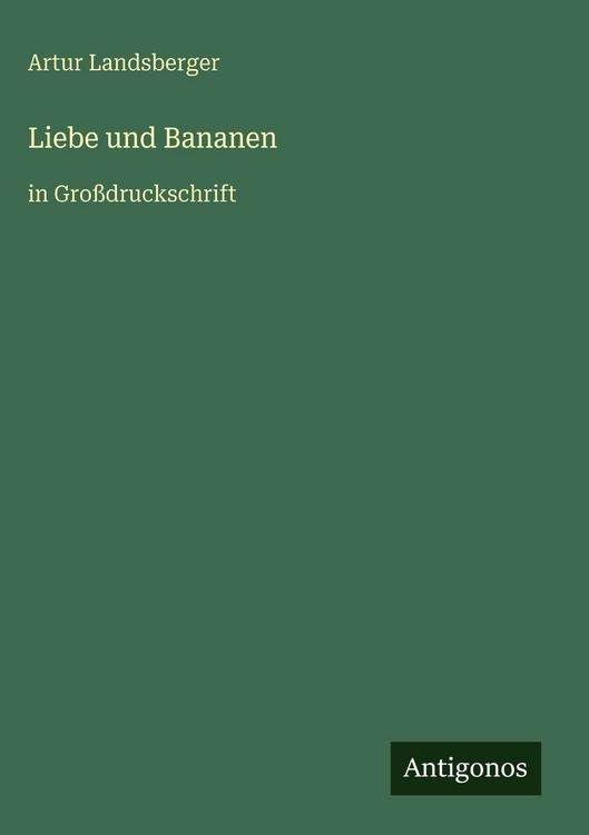 Produktbild: Liebe und Bananen