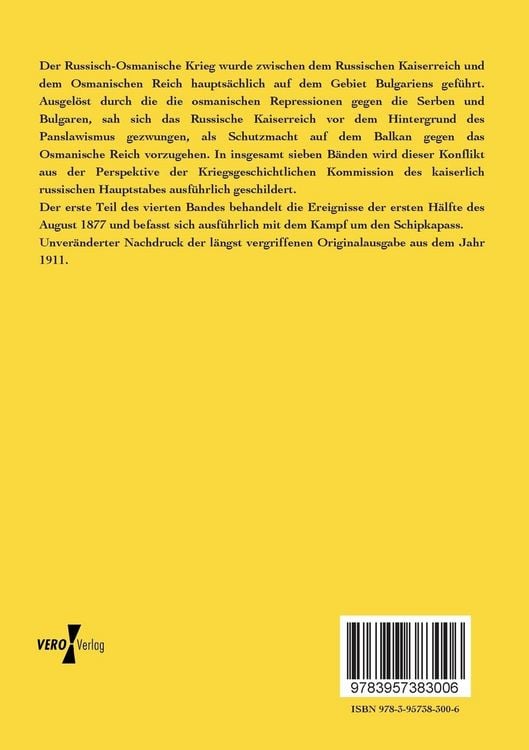 Produktbild: Der Russisch-T&uuml;rkische Krieg 1877-1878 auf der Balkan-Halbinsel