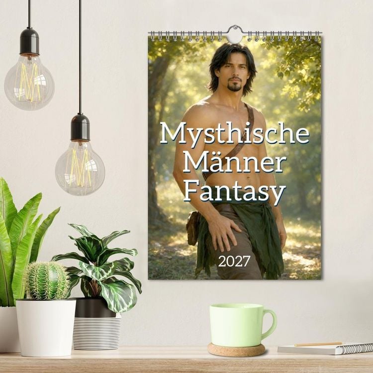 Produktbild: Mysthische M&auml;nner Fantasy (Wandkalender 2027 DIN A4 hoch), CALVENDO Monatskalender