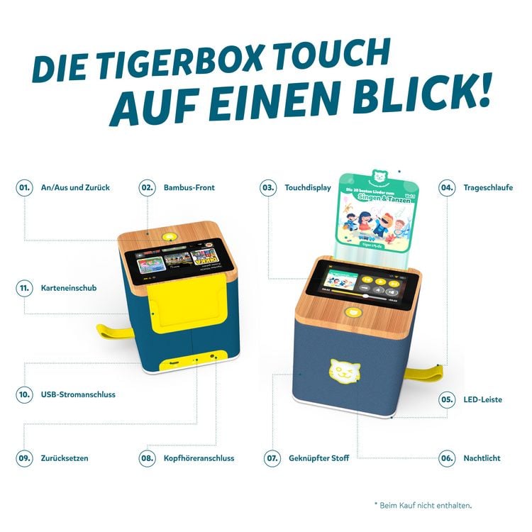 Produktbild: tigerbox TOUCH PLUS ( Royal Sun / dunkelblau ) - ltd. Edition