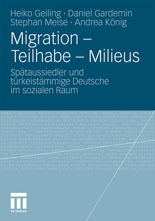 Produktbild: Migration - Teilhabe - Milieus