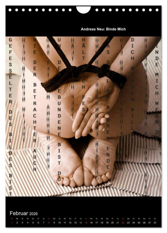 Produktbild: Lyrics In Squares (Wandkalender 2026 DIN A4 hoch), CALVENDO Monatskalender