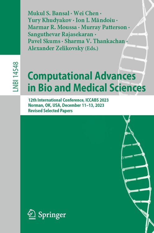 Produktbild: Computational Advances in Bio and Medical Sciences