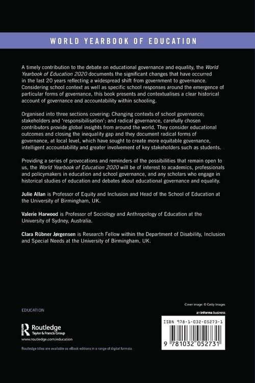 Produktbild: World Yearbook of Education 2020