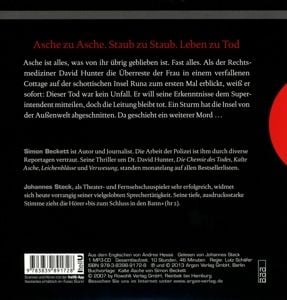 Produktbild: Kalte Asche / David Hunter Band 2