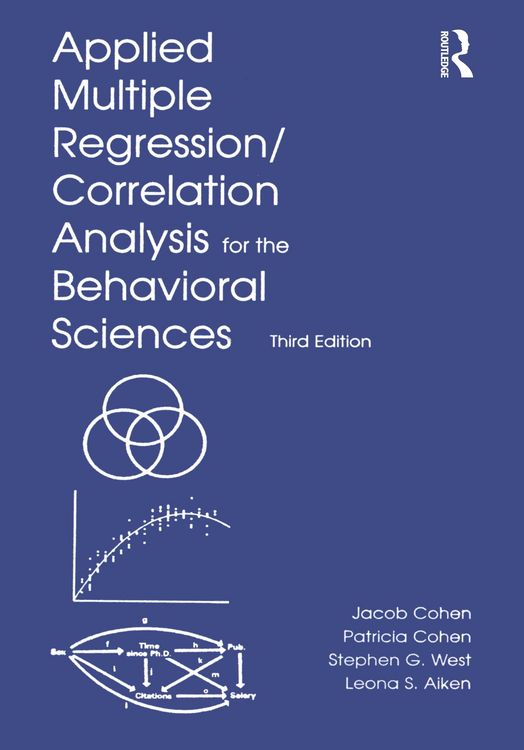 Produktbild: Applied Multiple Regression/Correlation Analysis for the Behavioral Sciences
