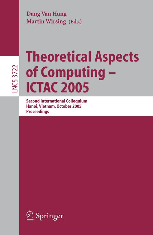 Produktbild: Theoretical Aspects of Computing - ICTAC 2005