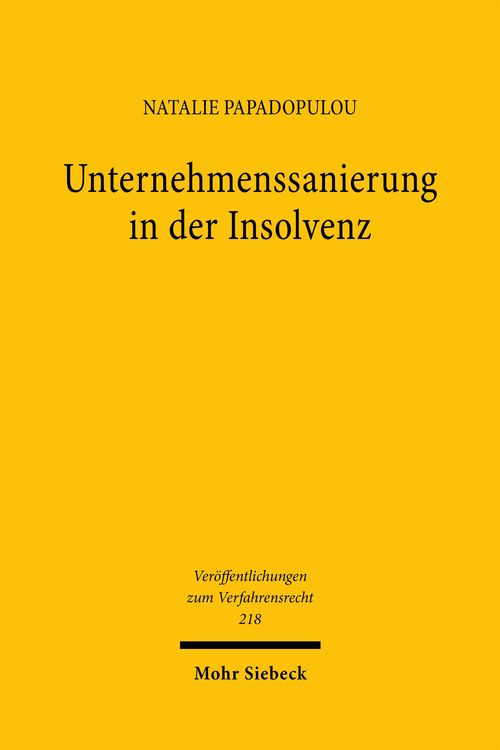 Produktbild: Unternehmenssanierung in der Insolvenz